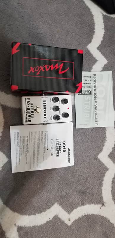 Maxon Bd10 Hybrid Bassdriver White image 1