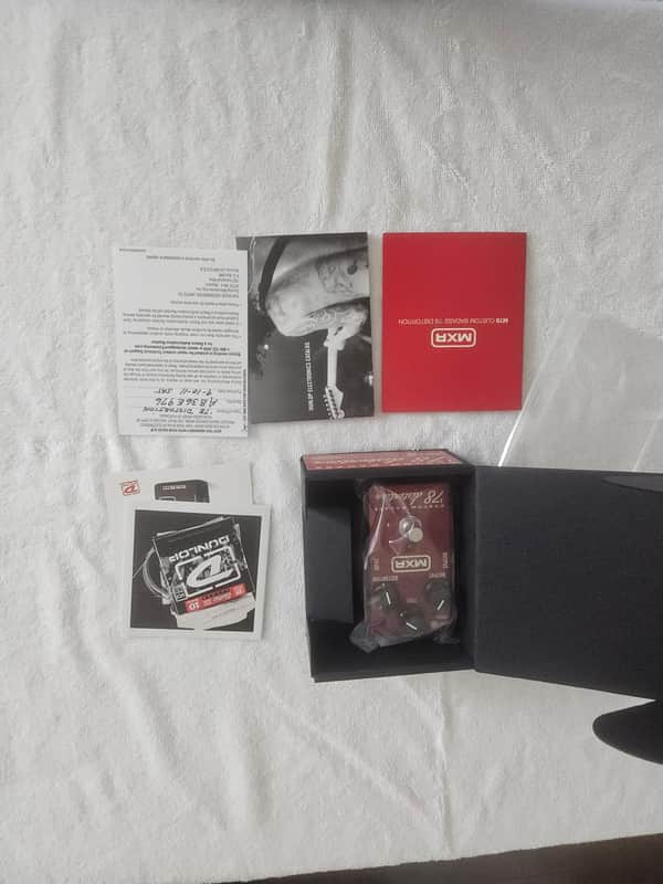 Mxr  78 distortion pedal in mint condition in the box with paperwork 78 distortion pedal image 1
