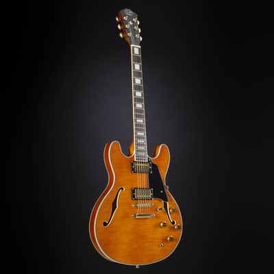 J & D SH 40 TA Transparent Amber  - Semi Acoustic Guitar image 9