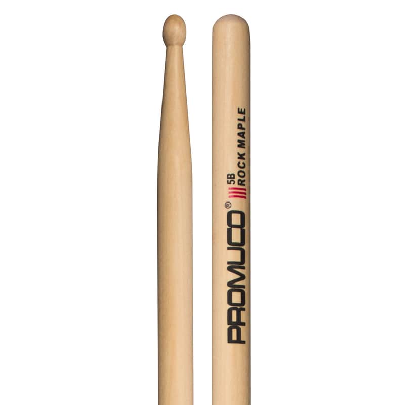 Promuco 5B Rock Maple Wood Tip Drumsticks image 1