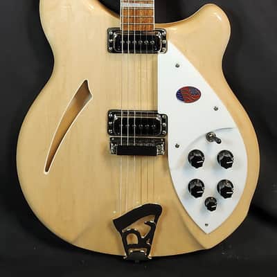 Rickenbacker 360 Maple Glo Semi-Hollow Guitar, 21 Fret, Gotoh Tuners, Rosewood FB, Stereo, HSC image 10