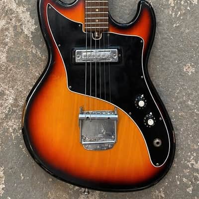 Vintage 1960s Teisco Del Rey MIJ Offset – Single Pickup, Original, Clean Player image 1