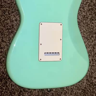 2013 Fender 60th anniversary American Special Stratocaster  with Maple Fretboard electric guitar made in the USA seafoam green image 6