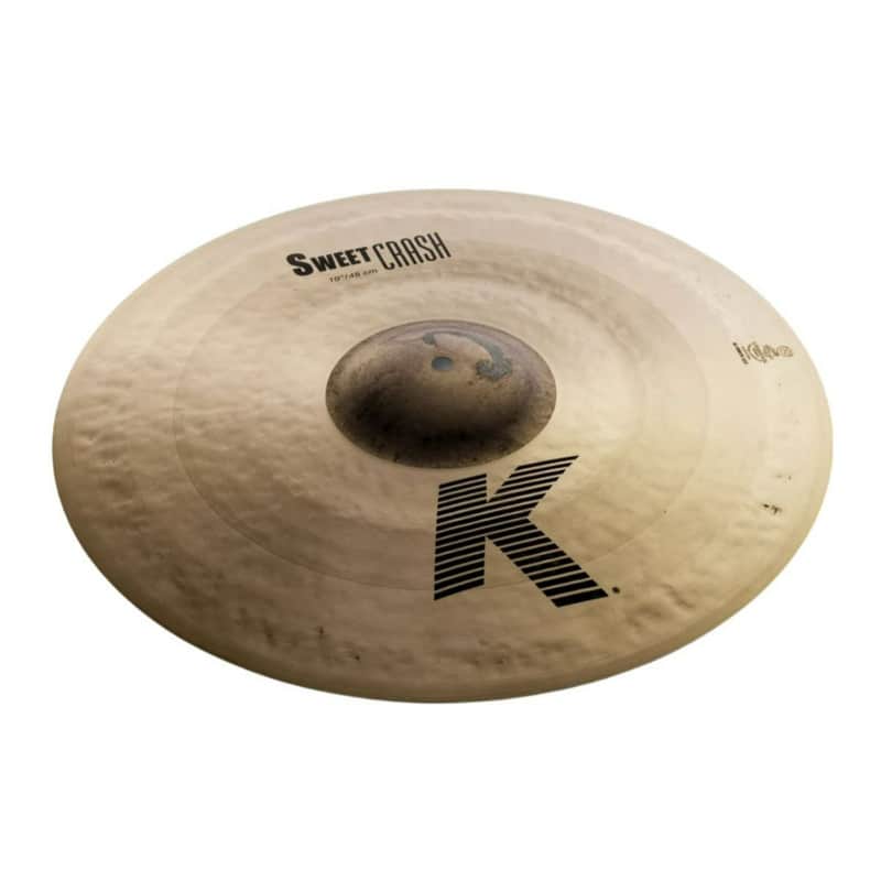 Zildjian K Sweet Crash Cymbal with Extra-Thin Weight, Unlathed Bell, and K-Style Hammering Technique (19-Inch) image 1