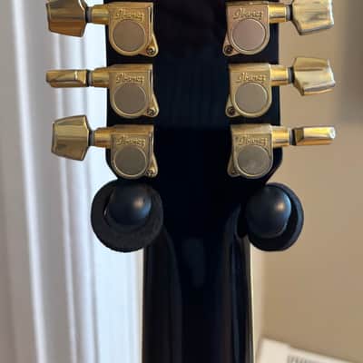Ibanez AEL2012E-TKS-14-01 made in 2010 - Black semi-transparent w/ gig bag image 7