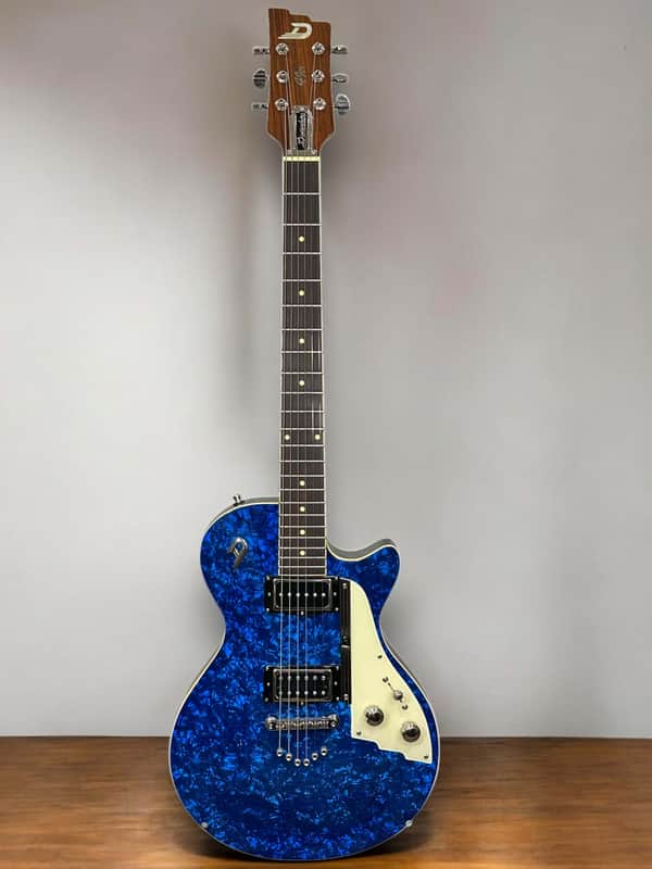 Duesenberg 49er Solid-body, Mahogany (2008) - Blue Pearl image 1