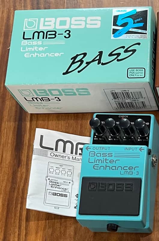 Boss LMB-3 Bass Limiter Enhancer (Silver Label) 1995 - Present - Blue image 1