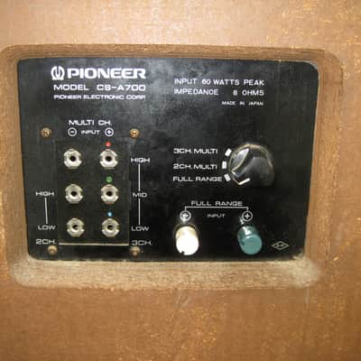 Vintage Pioneer CS-A700 large floor speakers 3-way image 5