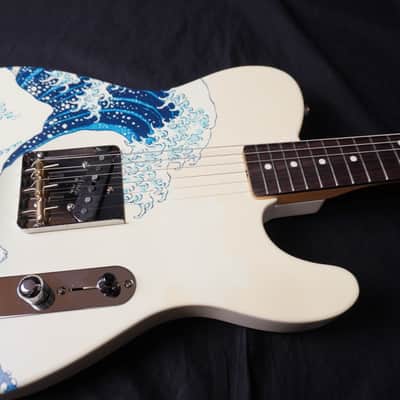 *NEW IN BOX* Fender Japan Art Canvas Esquire "The Great Wave Off Kanagawa" Hokusai - Limited Edition Fender Flagship Tokyo image 9