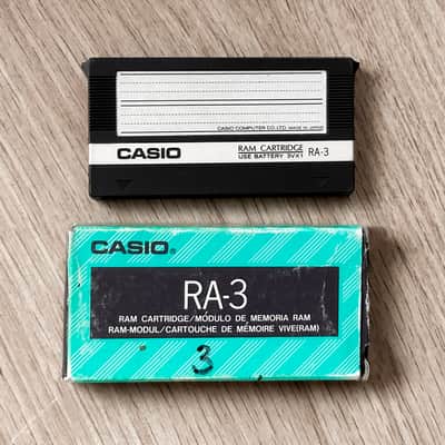 Casio CZ-1 / CZ-101 / CZ-5000 / CZ-1000 / CZ-3000 // RAM Cartridge RA-3 // Boxed!