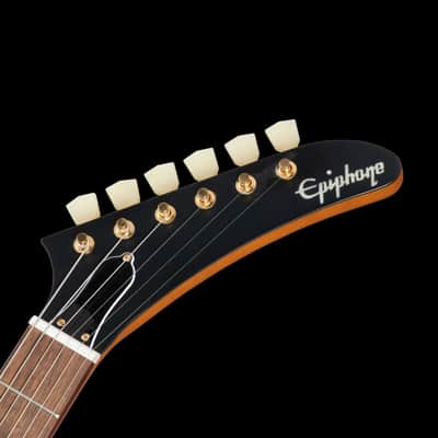 Epiphone 1958 Korina Explorer Aged Natural with Case - Demo image 6