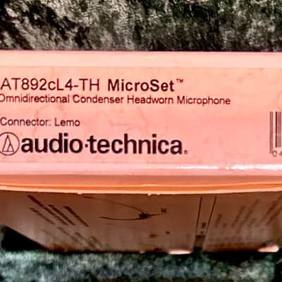 Audio-Technica AT 892cL4-TH Micro Set Condenser Headworn Microphone - Tan image 2
