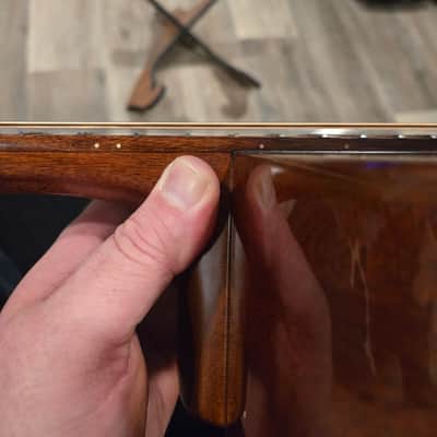 Solid wood! Alvarez Masterworks Cutaway Dreadnought with Electronics 2010s - Shadowburst image 5