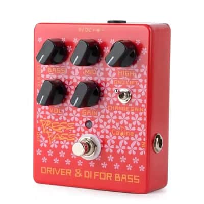 Caline cp-59 Bass Driver + DI Effects Pedal Bass Amp DI Classic Tube Electric Bass image 2