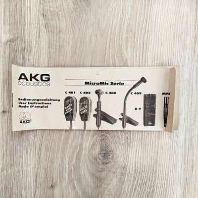 AKG Acoustics C408 MicroMic Made in Austria Set of 3 mics image 9