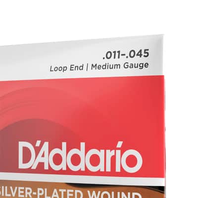 D'Addario EJ84M 11-45 Medium Loop End, Gypsy Jazz Acoustic Guitar Strings image 4
