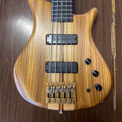 Padulla 5 String Thunder Bass Guitar 1990's Multi-wood image 5