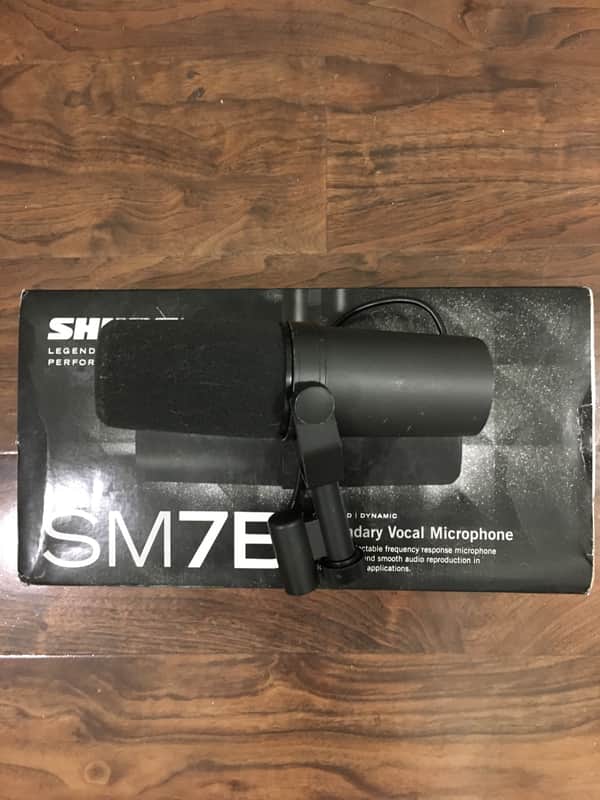 Shure SM7B Cardioid Dynamic Microphone 2001 - Present - Black image 1