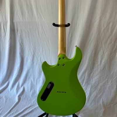 Anthem S-style Electric 24 Fret Guitar HH 2009 - Matte Green image 4
