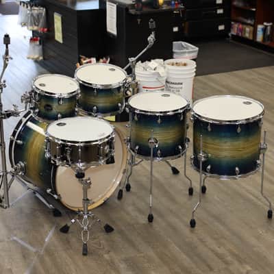 Mapex Armory 6-Pc Studioease Fast Shell Pack 10/12/14/16/22/14s (Rainforest Burst) AR628SFUET image 4