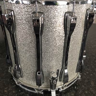 Michael Lee Ludwig Custom Snare 1995 Silver Sparkle image 6