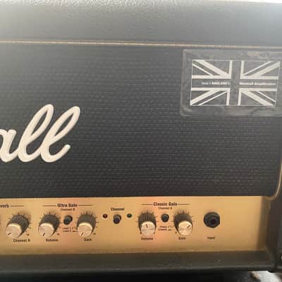 Marshall 1923-U Limited Edition 85th Anniversary 2-Channel 50-Watt Guitar Amp Head 2008 - Black image 3
