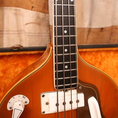 EKO Model 995 Bass Guitar 1960's Natural image 5
