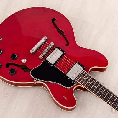 1997 Orville ES-335 Gibson-Licensed Semi-Hollow Guitar Cherry, Japan Terada image 9