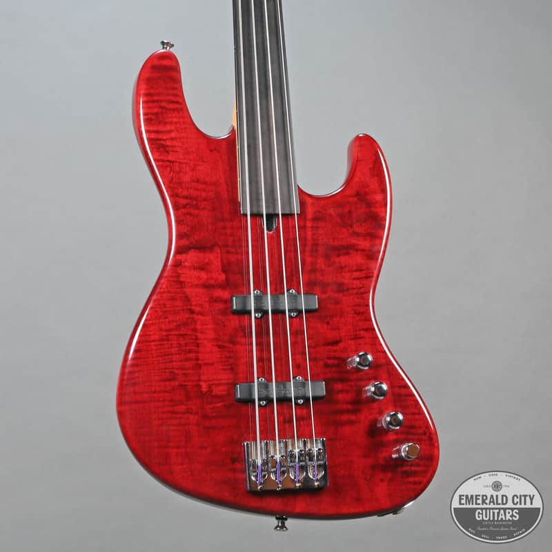 2011 Mike Lull Custom M4 Fretless image 1