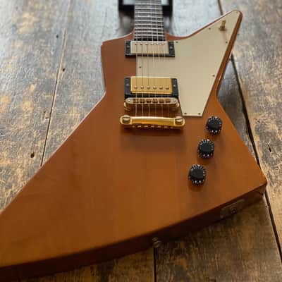 Gibson 2000 Limited Edition Antique Natural Explorer 1976 Reissue & OHSC image 6