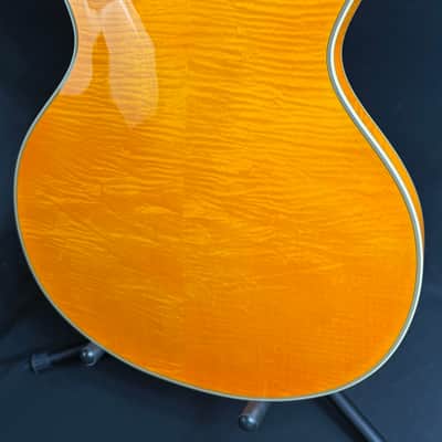 D'Angelico Excel DC Semi-Hollow Body Electric Guitar Amber Finish w/ OHSC image 12