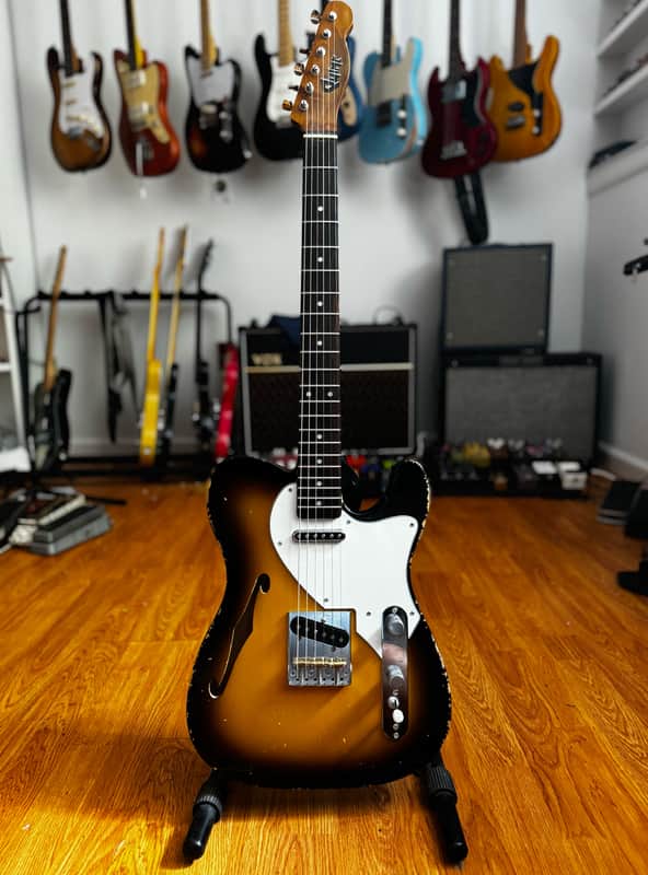 Quint Guitars #05 Thinline 2024 - 2 tone sunburst image 1