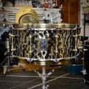 Mapex Black Panther Sledgehammer 14x6.5" Brass Snare Drum with Brass Hardware 2010s - Hammered Antique Brass