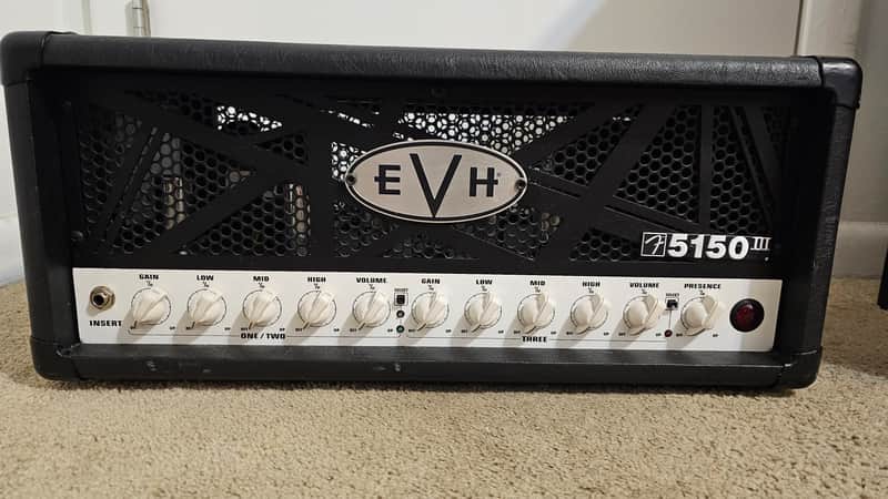 EVH 5150 III 6L6 3-Channel 50-Watt Guitar Amp Head 2018 - Present - Black image 1