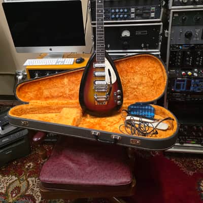 Vox Mark VI Electric Guitar w Original Case and Case Candy 1966-1968 - Sunburst image 1