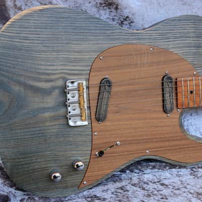 Build to order GB Liuteria Traditional Tele - Green open pore image 9