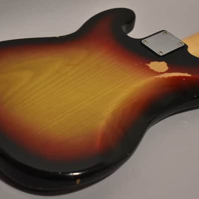 1976 Fender Precision Bass Three-Tone Sunburst w/OHSC image 14
