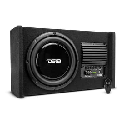 DS18 EN-DF10A 10" Amplified Shallow Down Firing Subwoofer Enclosure 500 Watts image 1