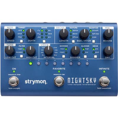 Strymon NightSky Time-Warped Reverberator | Reverb