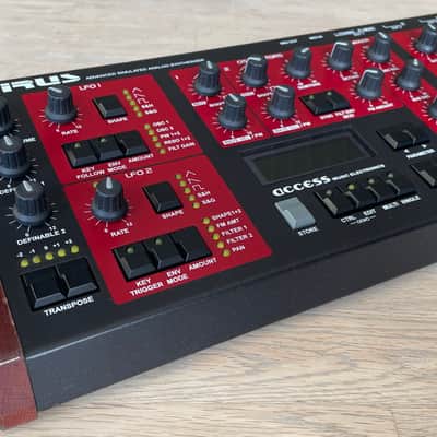 Access Virus A Desktop Digital Synthesizer 1997 - 1999 - Black / Red image 8