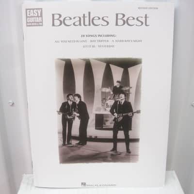 The Beatles Best of Sheet Music Song Book Songbook Easy Guitar Tab Tablature image 1