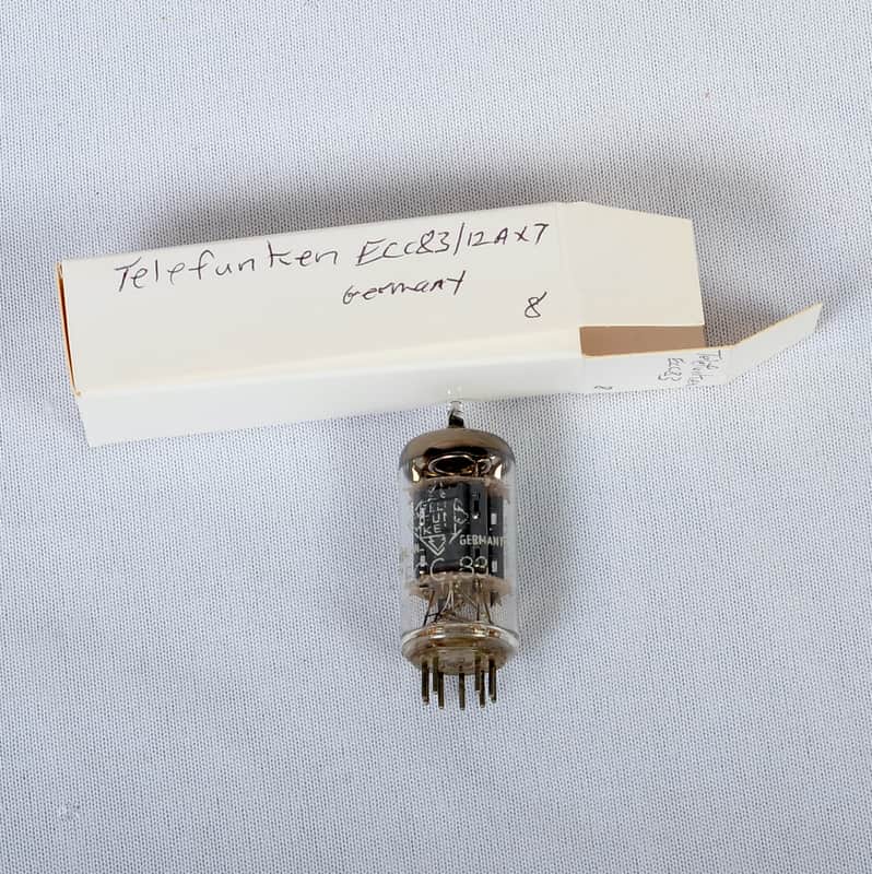 Telefunken ECC83 / 12AX7 Preamp Tube – Made in Germany – Tests Strong image 1