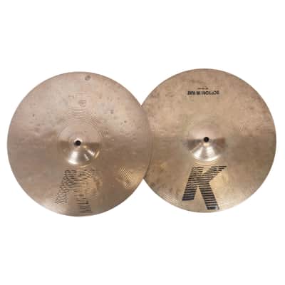 ZILDJIAN K "IAK" 14" HIHATS BRILLIANT FINISH image 1