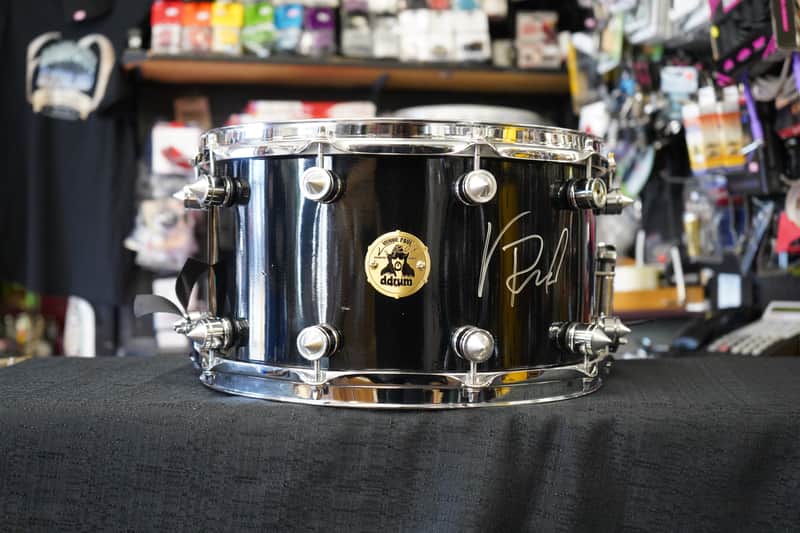 ddrum AUTOGRAPHED Vinnie Paul Signature Spiked Maple 8x14" Snare Drum image 1
