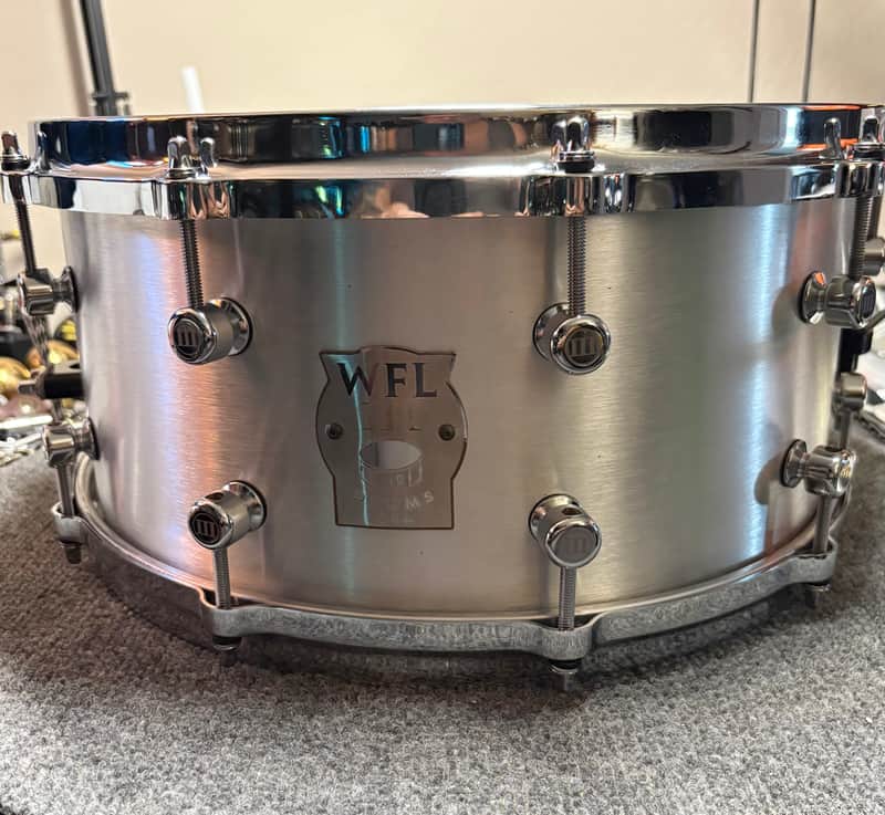 WFL III 2000’s - Raw Aluminum 6.5x14 Snare drum image 1