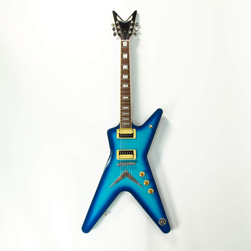 Dean ML Blue Burst Owned By Dave Keuning Of The The Killers image 1