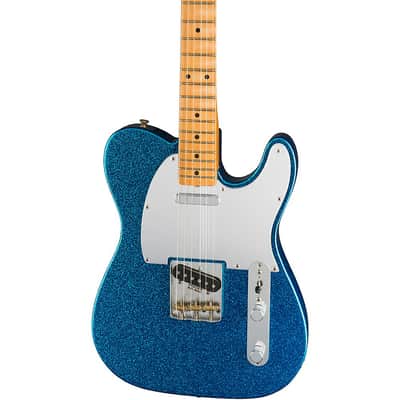 Fender J Mascis Telecaster Maple Fingerboard Electric Guitar Regular Sparkle Blue image 5