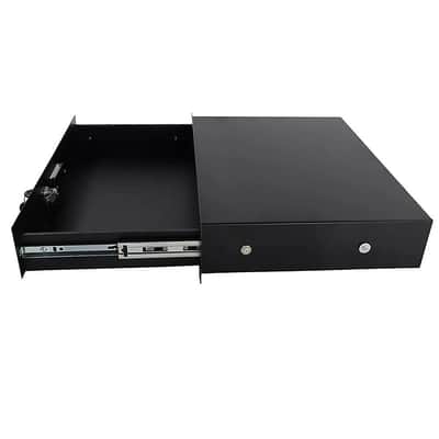Rack Mount Dj 19" Rack Road Case Equipment Deep Drawer Locking 4U image 4