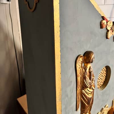 Medieval/Renaissance style Portative Organ two chromatic octaves. image 14