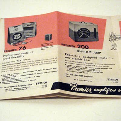 1959 Premier/Sorkin amp and guitar catalog image 4